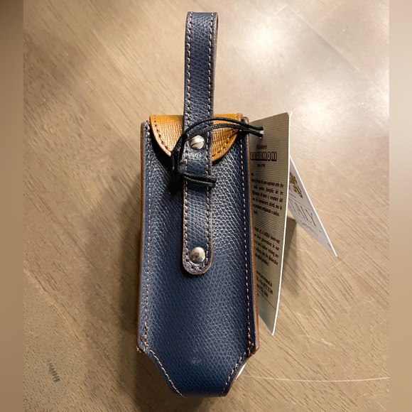 Gorgeous NWT Moscardini Firenze Genuine Leather tee and golf ball case. - Picture 6 of 9